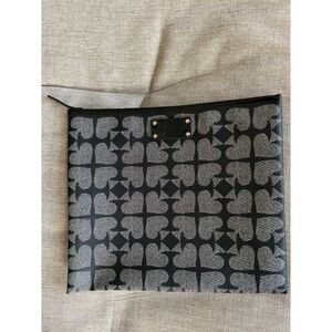 Kate Spade Adrianne Ace of Spades iPad Pouch Clutch Black